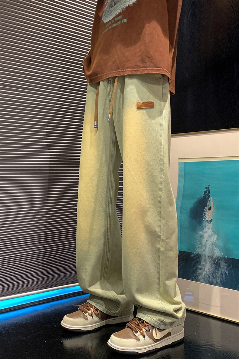 8XL-M特大码牛仔裤男宽松直筒裤子加肥加大码K908P50控68,男装牛仔裤,电商D206-1
