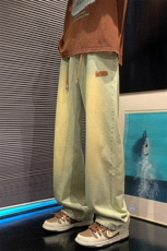 8XL-M特大码牛仔裤男宽松直筒裤子加肥加大码K908P50控68，男装牛仔裤，电商D206-1