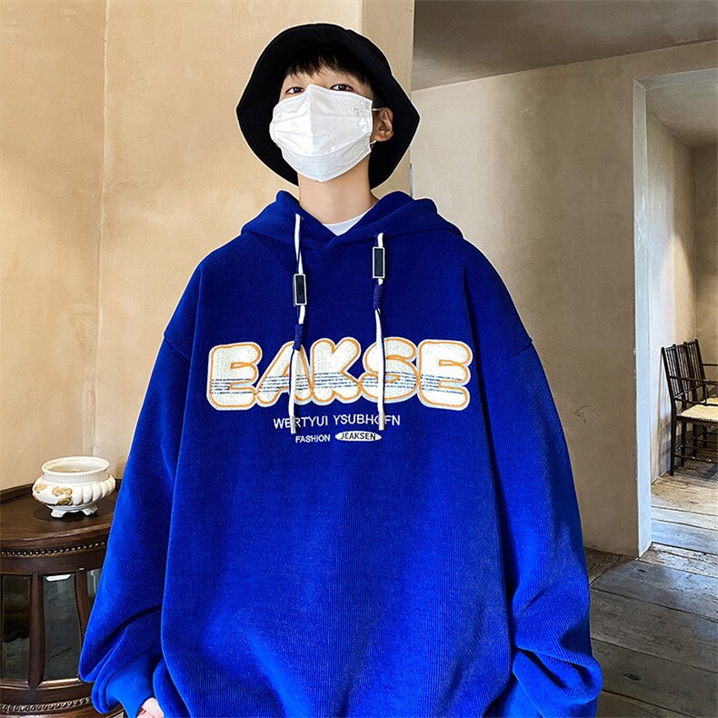 重磅发泡卫衣美式春季潮牌印花外套潮流宽松连帽-JK23105-P65控88，男装卫衣，星座605(原A050)