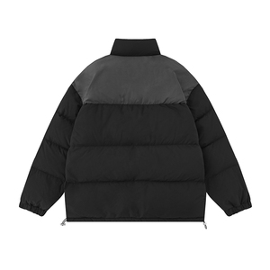 白底23新款冬季宽松字母印花立领棉服外套TPMY64302特批P85控138图片