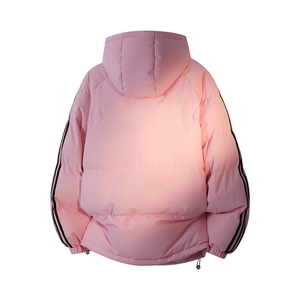 冬季潮流条纹五防立领加绒加厚棉衣情侣撞色棉服外套MY8899-p78图片