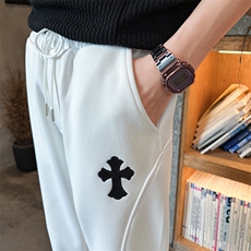 社会精神小伙裤子男秋潮牌ins运动束脚九分裤K8592-P45控78，男装休闲裤，星座210-3