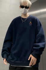 ！圆领卫衣男装港风长袖t恤男外套男WY549-特P23，男装T恤，电商B371