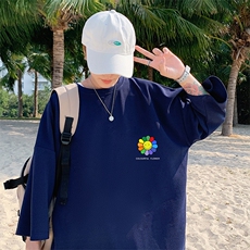 Q11101-P30春夏季七分袖t恤男大码五分袖男短袖中袖，男装T恤，电商A040