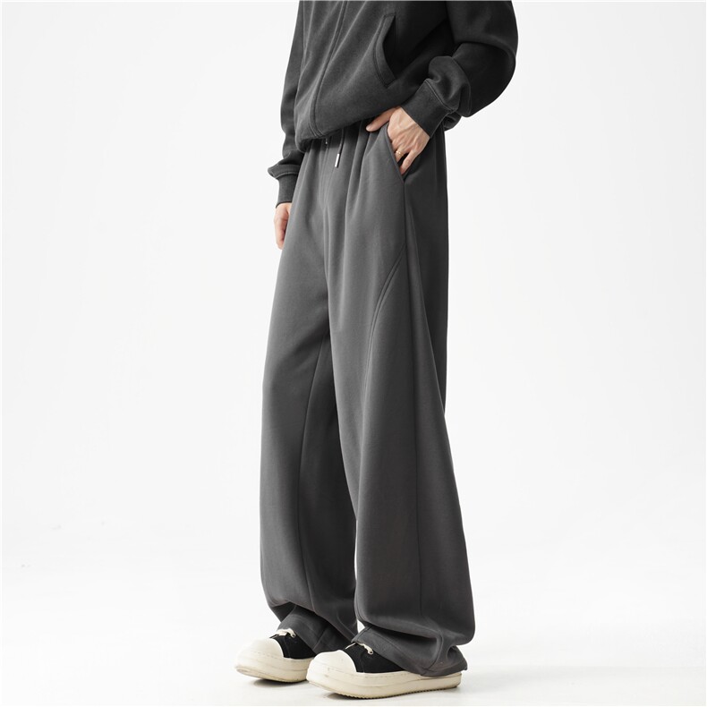 秋冬季拼接卫裤无影墙加绒加厚XZ604-K110JR-特P45控78,男装休闲裤,星座604