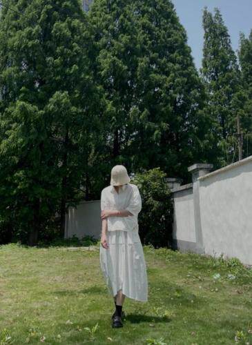 夏季新款，衬衣与半裙，女装半身裙，take about