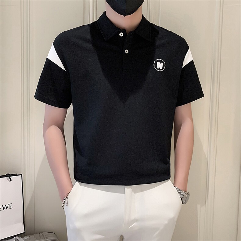 23男士翻领T恤B226-3002-p5570%%聚酯纤维5%氨纶,男装T恤,电商A210