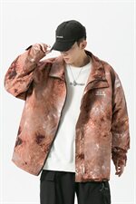 【】A003-HJ5118-P95新款满印绚丽时尚男士夹克无影墙，男装夹克，电商A003