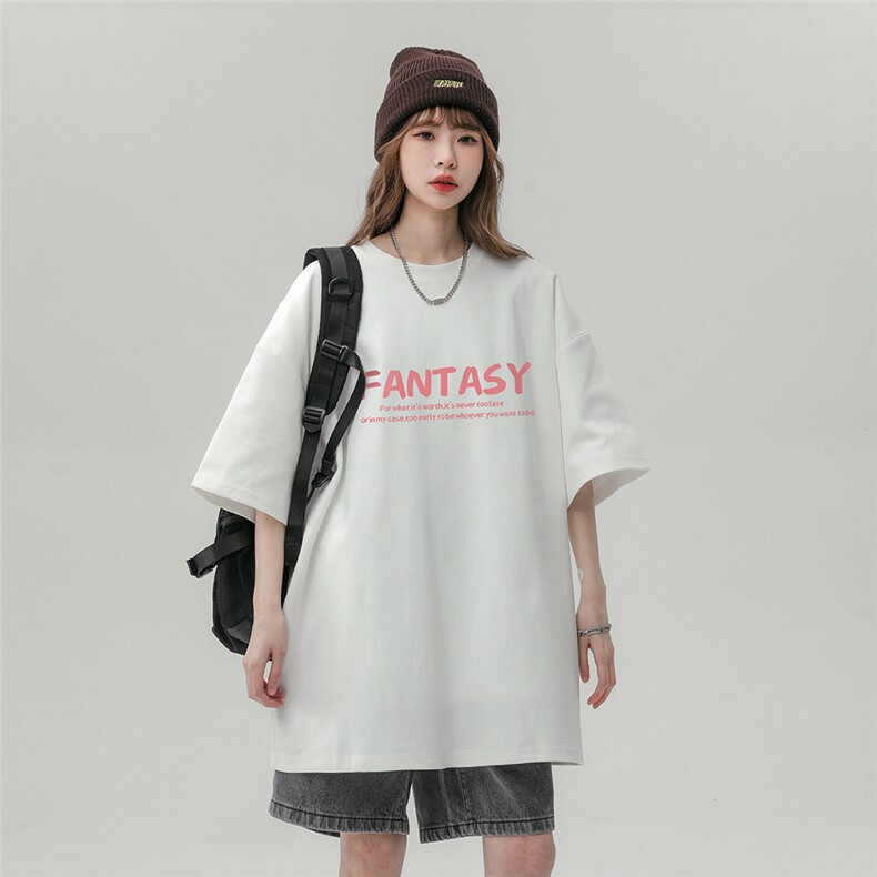 中性风23新款夏季时尚百搭雪山印花宽松短袖T恤T6091P25控38,男装T恤,电商A268