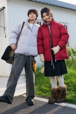 抖音得物美式潮流高品质格子三防加厚羽绒棉衣外套棉服MY5555-P68，男装棉衣，星座610B-1