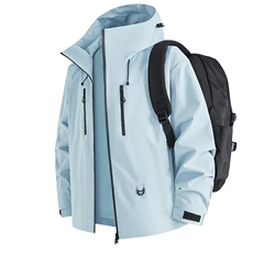 冲锋衣2025新款春秋季户外防风防水登山服外套女A436-25008-P50，男装夹克，电商A436