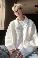 1港风大码M-5XL情侣百搭夹克外套男：聚酯纤维JK8742P75控108，男装夹克，星座226-2