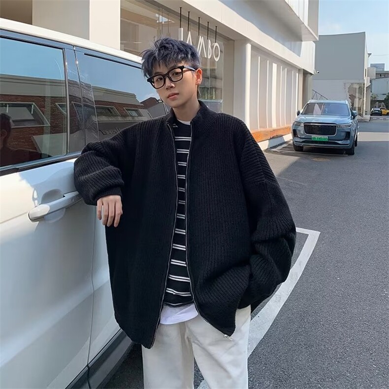 秋冬毛衣开衫男宽松韩版潮流青年学生针织毛衫DMY005P43,男装针织衫/毛衣,星座1116-2