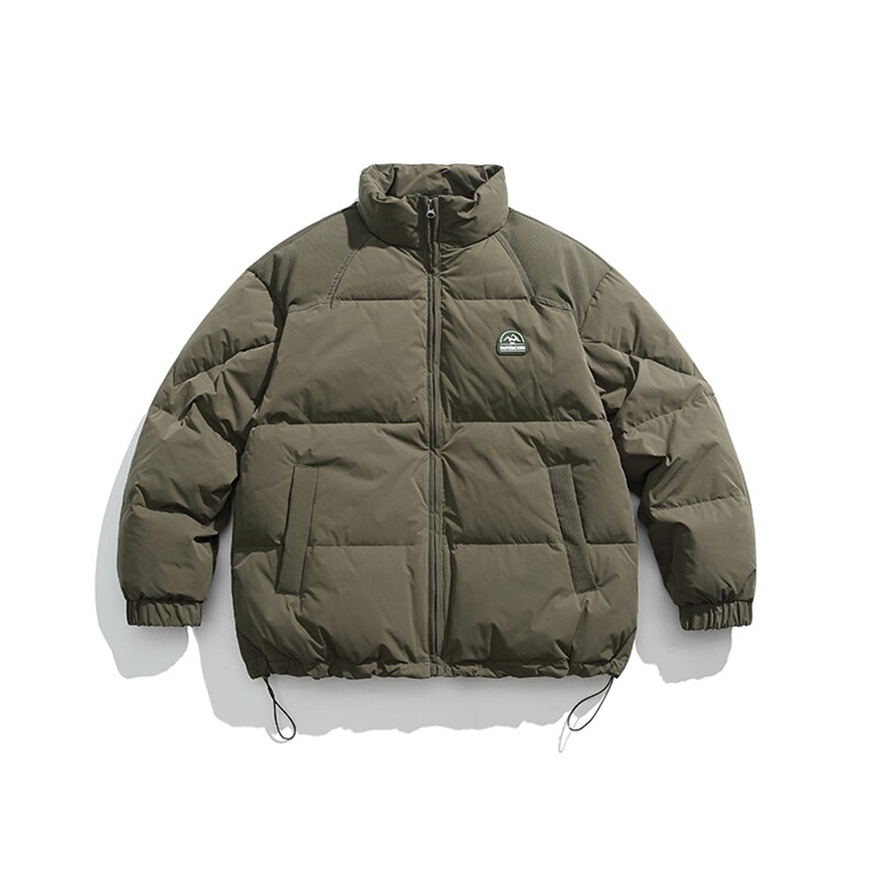 外27-2日系拼接胸口贴标羽绒服90白鸭绒(新标)YR02-P235,男装羽绒服,新杭派外27-2