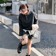 新款2026春季假两件蕾丝拼接外套6210-P160-K258，女装套装/套裙，2C057