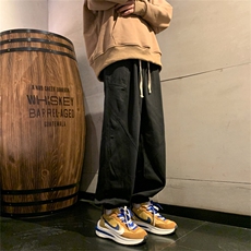 休闲裤男宽松休闲裤2022潮男束脚裤子ins港风潮男裤K07121-P40，男装休闲裤，星座308B-1