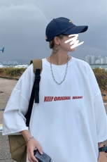 Q11071-P30春夏季七分袖t恤男大码五分袖男短袖中袖，男装T恤，电商A040