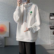 6XL-M重磅刺绣连帽卫衣男高街套头打底上衣WY47-P88，男装T恤，电商D206-1