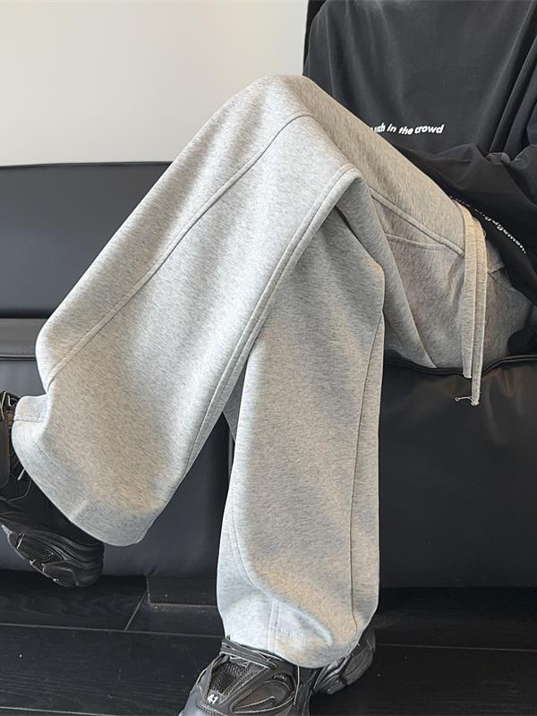 青少年弯刀裤运动加绒休闲卫裤CK47S-2XL特P38加绒特P45,男装休闲裤,电商B325