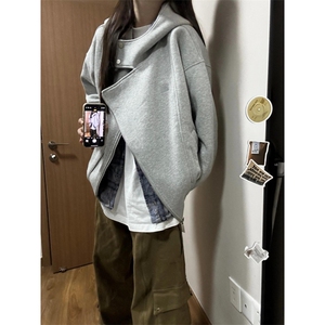 女风 结构不规则设计感卫衣ZW0108-P70 加绒78图片