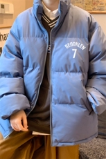 港风秋冬新款保暖立领宽松棉服外套男MY62049P95控118，男装棉衣，电商A268A