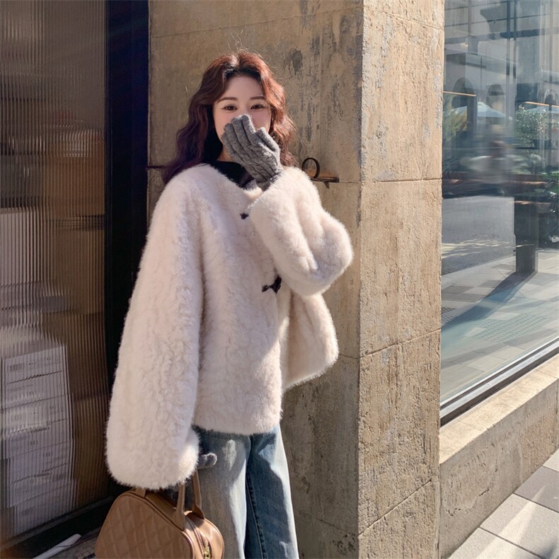 现货新款短款毛毛外套浙宝217-1125-175-248,女装短外套,浙宝217