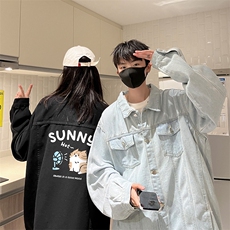 牛仔夹克男大码牛仔外套男茄克NJ77402-P60，男装夹克，电商A040