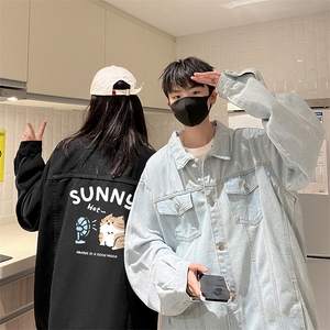 牛仔夹克男大码牛仔外套男茄克 NJ77402-P60图片