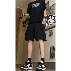 主推工装短裤情侣宽松户外防水速干五分裤K836特P35控55，男装牛仔裤，电商A309