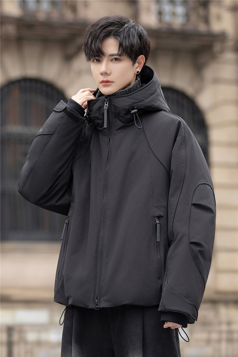 2025设计师款羽绒服夹克男冬装保暖加厚羽绒外套2222-P390控698,男装夹克,电商A355（原A415）