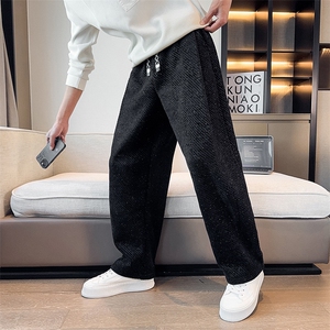 CK7253-数据款加绒常规都有-P68控98宽松时尚卫裤直筒百搭男高级图片