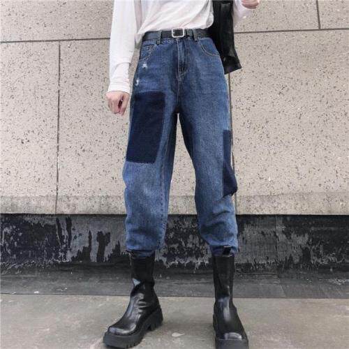 春季新款洗水牛仔裤，女装牛仔裤，1+1 MAIN ROAD