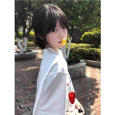 H0700-P30夏季休闲学院风短袖印花t恤女，男装T恤，星座617A-2