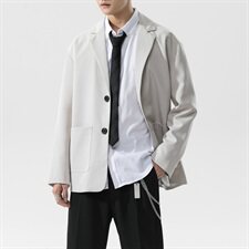 西服外套男韩版潮流痞帅雅痞小西装上衣休闲西装秋季DF142T，男装西服，电商A102