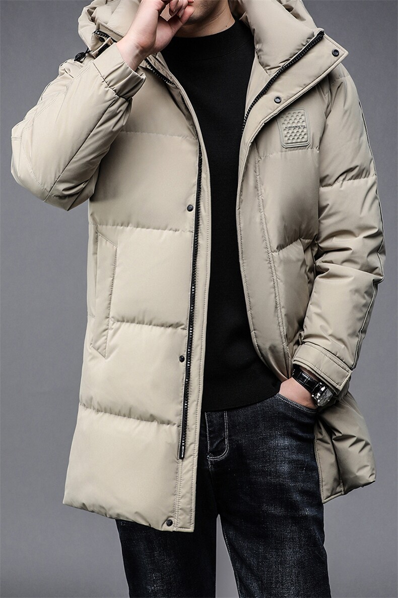 B2302冬季新款男装羽绒服连帽中长款主推大货性价比高长期款,男装羽绒服,钱塘207-3