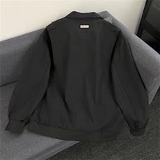 2025春秋新款深灰色飞行服棒球服外套宽松ins美式复古夹克上衣，男装夹克，星座601-1