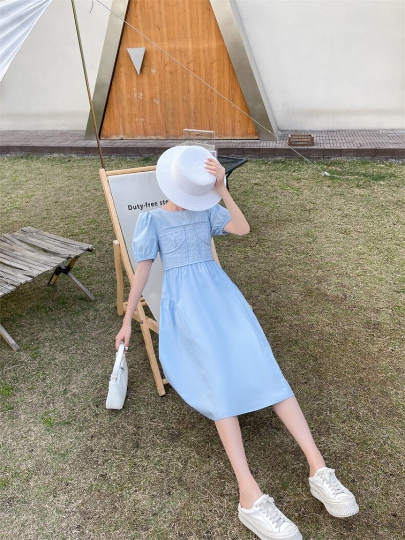 小清香面连衣裙，女装连衣裙，百变诱惑(6F)