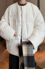8XL-M90白鸭绒！超厚短外套羽绒服男面包服棉衣YRFC06P220控258，男装棉衣，电商D206-1