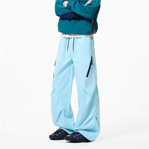 抖音品质山系户外褶皱拉链设计三防冲锋裤B315-K26006-特p35控68图片