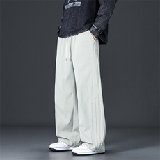 休闲裤男士宽松直筒垂感潮牌2025秋新款阔腿运动裤子Q29162-特P35，女装休闲裤，星座610（原A335）