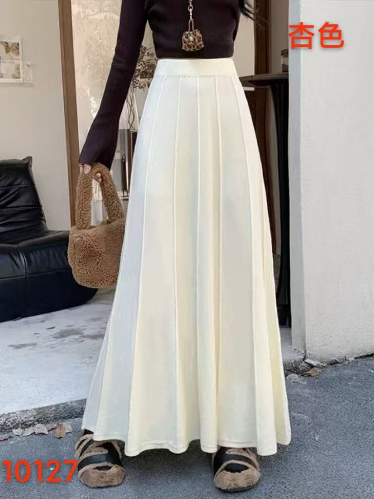 2025年秋季时尚百搭通勤简约休闲半身裙，女装半身裙，暖达羊绒