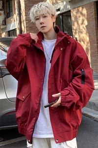 冲锋衣男款户外登山服山系外套防风防水连帽夹克 J2501 P85 控118图片