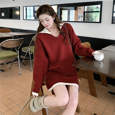 新款2026早春韩系针织套装6202-P160-K238，女装套装/套裙，2C057