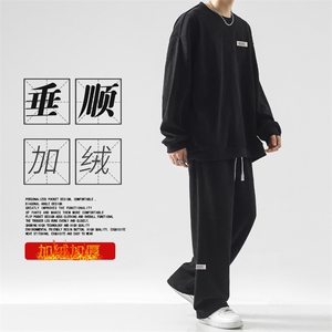 加绒休闲垂顺重磅条绒套装   TZ813-常规特批98加绒特批118图片