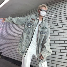 秋季青春流行全刺绣牛仔夹克JK8615P75，男装夹克，星座1116-2