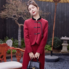 新中式小香风两件套裙女2025年春季新款气质优雅高端套装，商品下架区，芷墨服饰