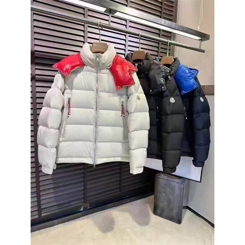 (网图)50白鸭绒轻奢百搭情侣欧货拼色羽绒服313B-6666羽绒-P285,男装羽绒服,星座313B