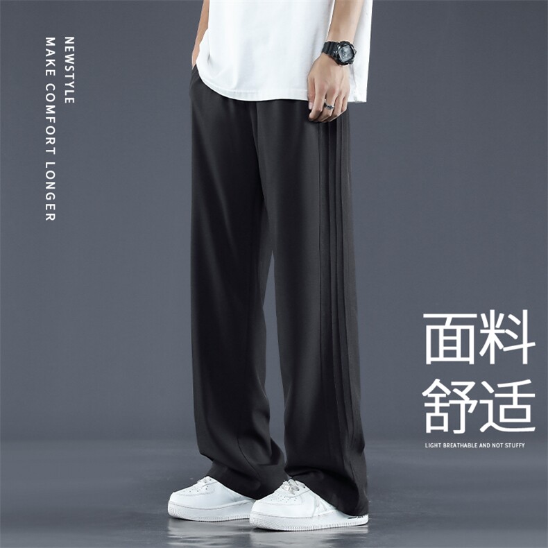 休闲裤男款夏季薄款2024新款潮流百搭宽松直筒长裤子2060-特批-28,男装休闲裤,星座718-1