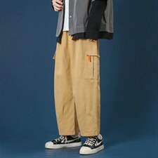 工装裤男士韩版潮流百搭ins港风直筒裤子宽松潮牌休闲裤k211-p40图片