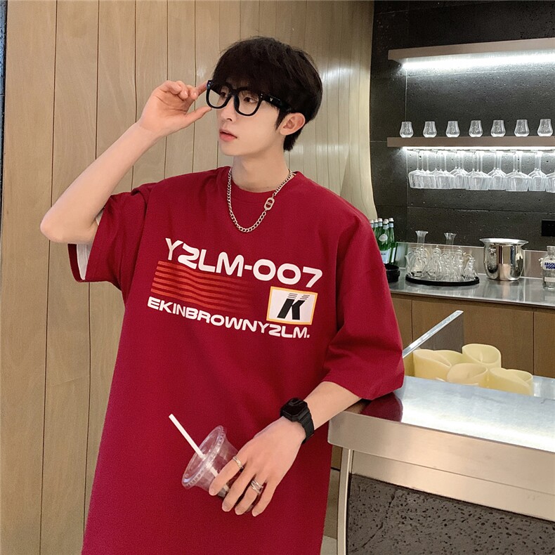 1港风条纹印花设计潮大码M-5XL短袖T恤男DT77779P18块特价控38,男装T恤,星座226-2